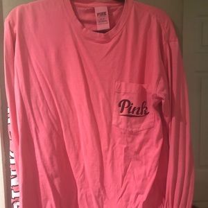 Victoria Secret pink long sleeve shirt